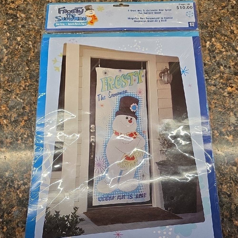 Frosty the Snowman Door Cover